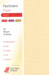 Parchment Paper  90gsm  Gold Bulk Buy